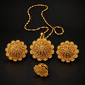 Vergoldetem Schmuck-Set