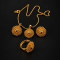 Vergoldetem Schmuck-Set
