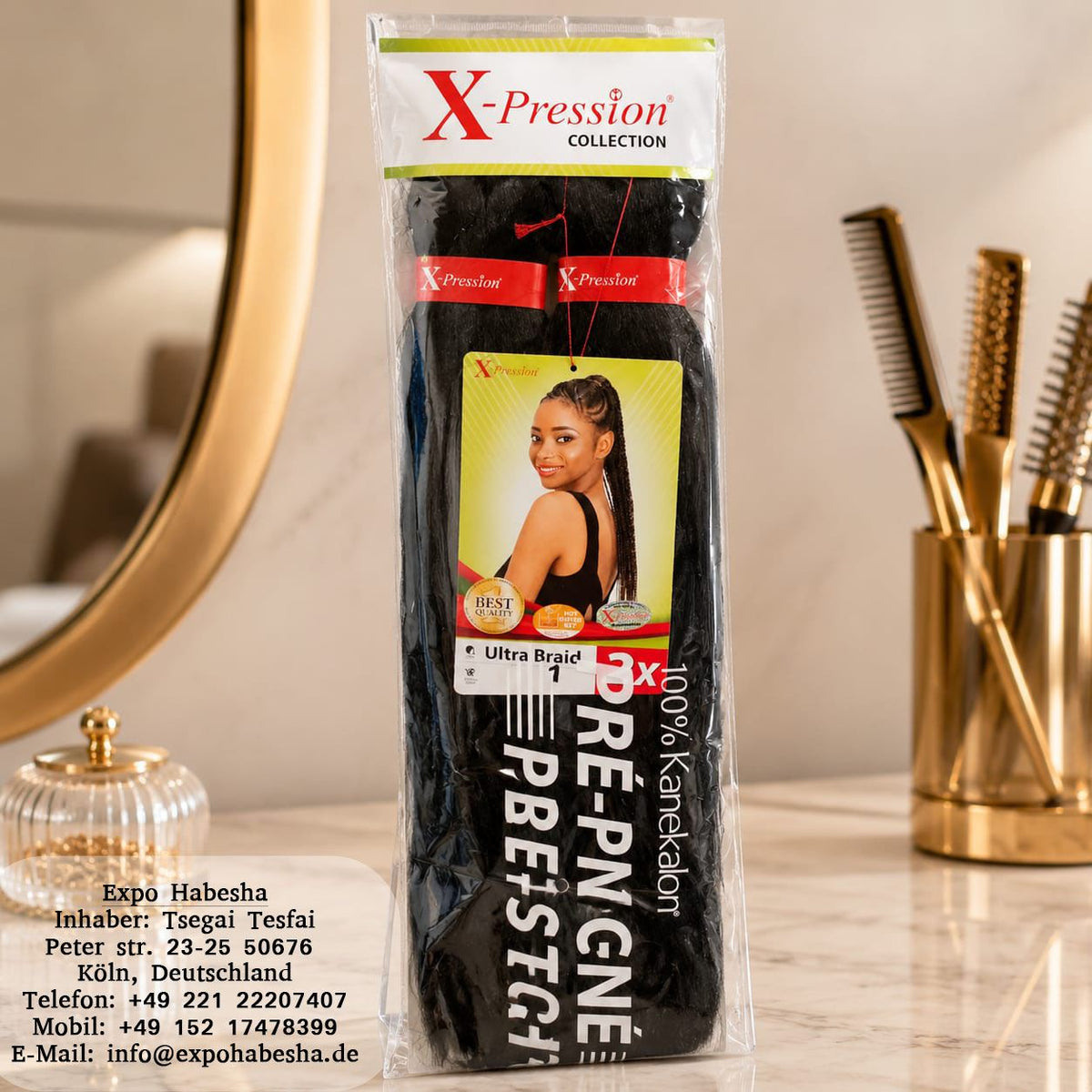 Hair Flechthaar X-Pression, vorgedehnt